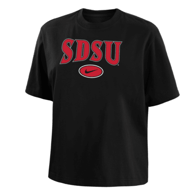 San Diego State Women's Nike College Boxy T-Shirt. Nike.com